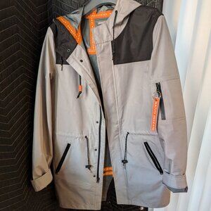 Alpha Industries Mens' Techwear Parka Medium with custom bits.